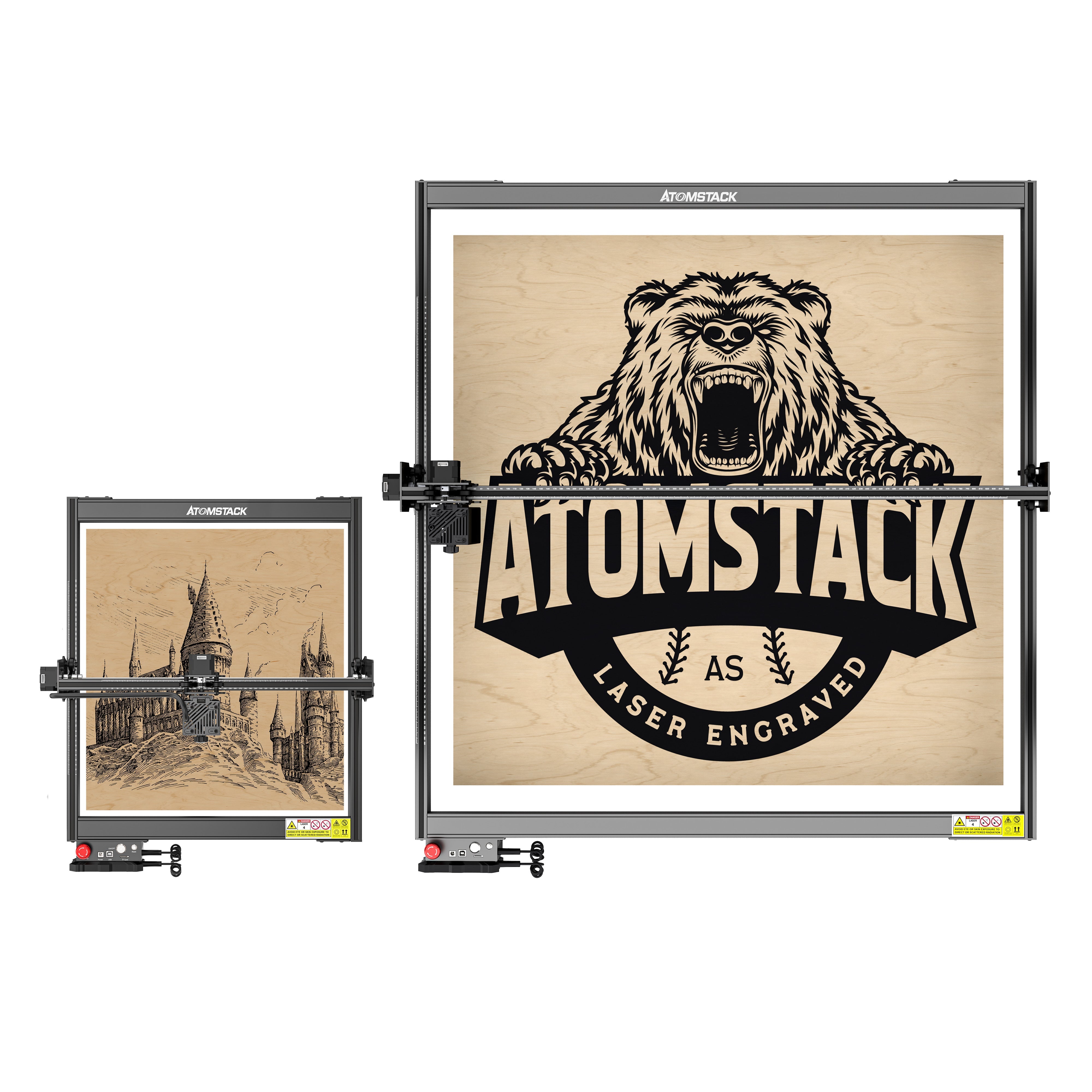 Atomstack E85 Working Area Expansion Kit 850*800mm + Atomstack M150/ M100/ M50 Laser Module
