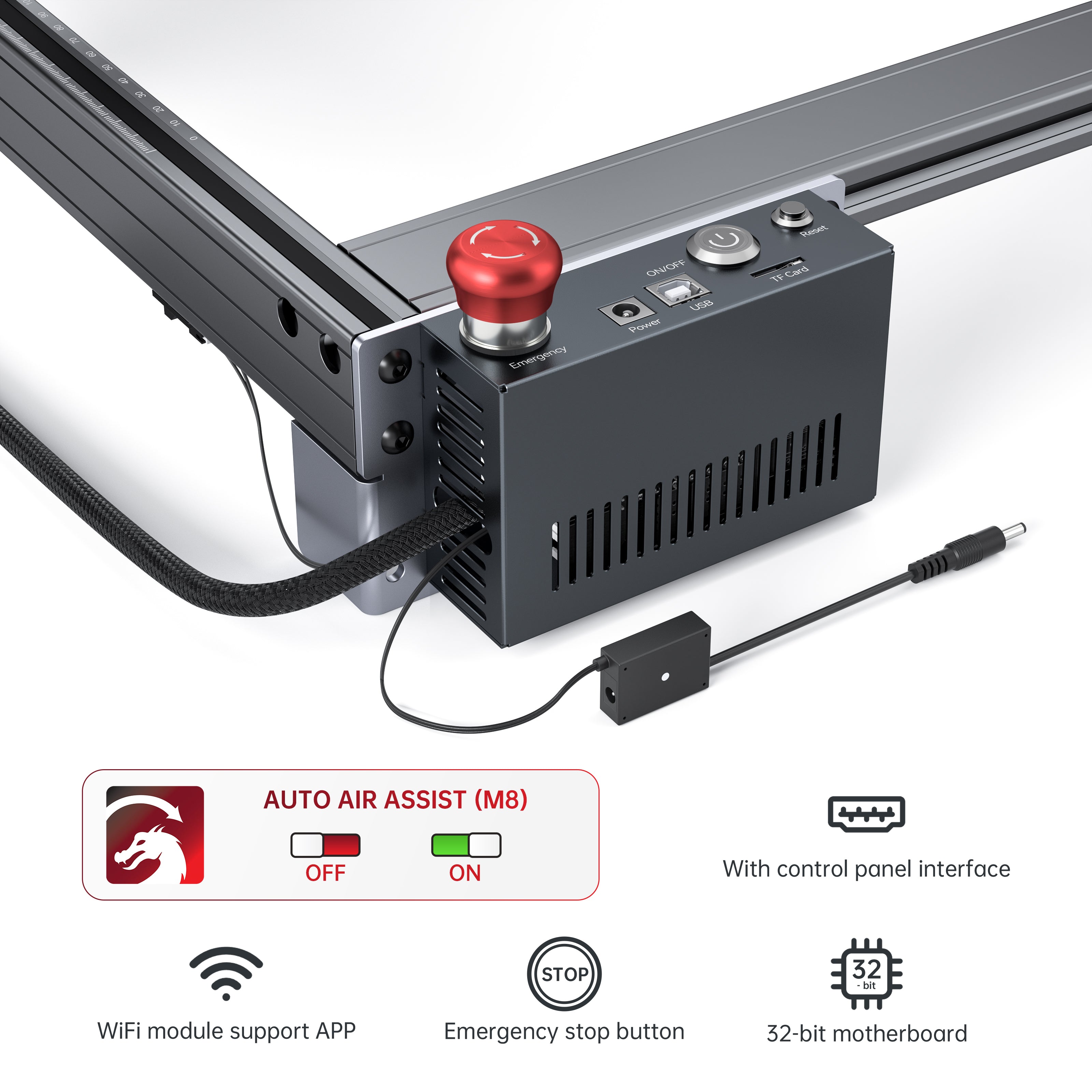 Atomstack AIC1 Auto Air Assist System for Laser Engraving Machine
