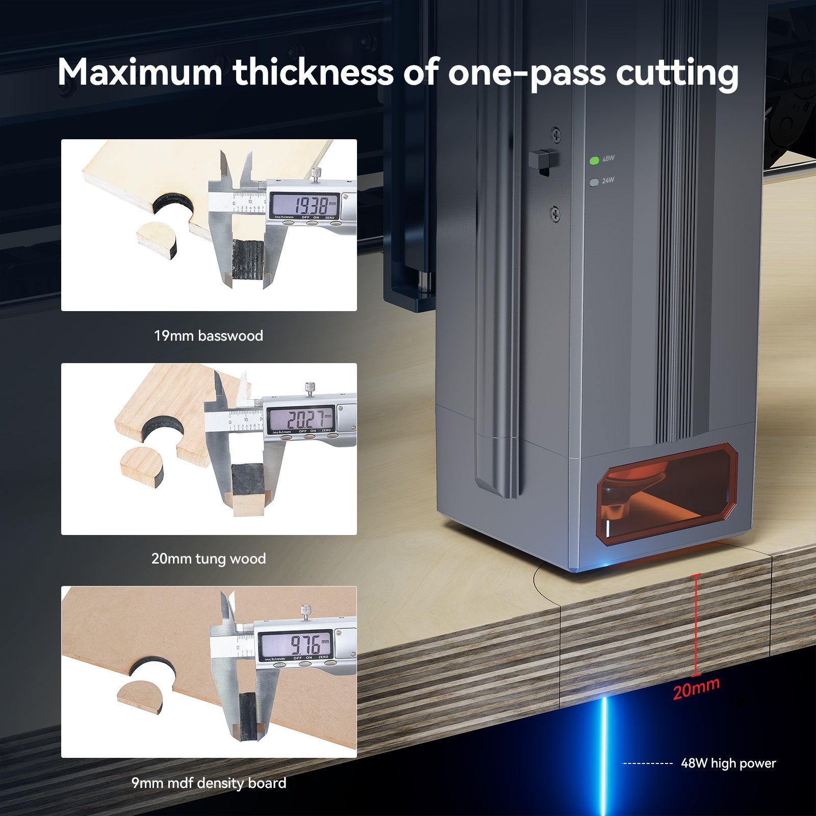 ATOMSTACK X40 PRO 210W Professional Grade Laser Engraving and Cutting Machine