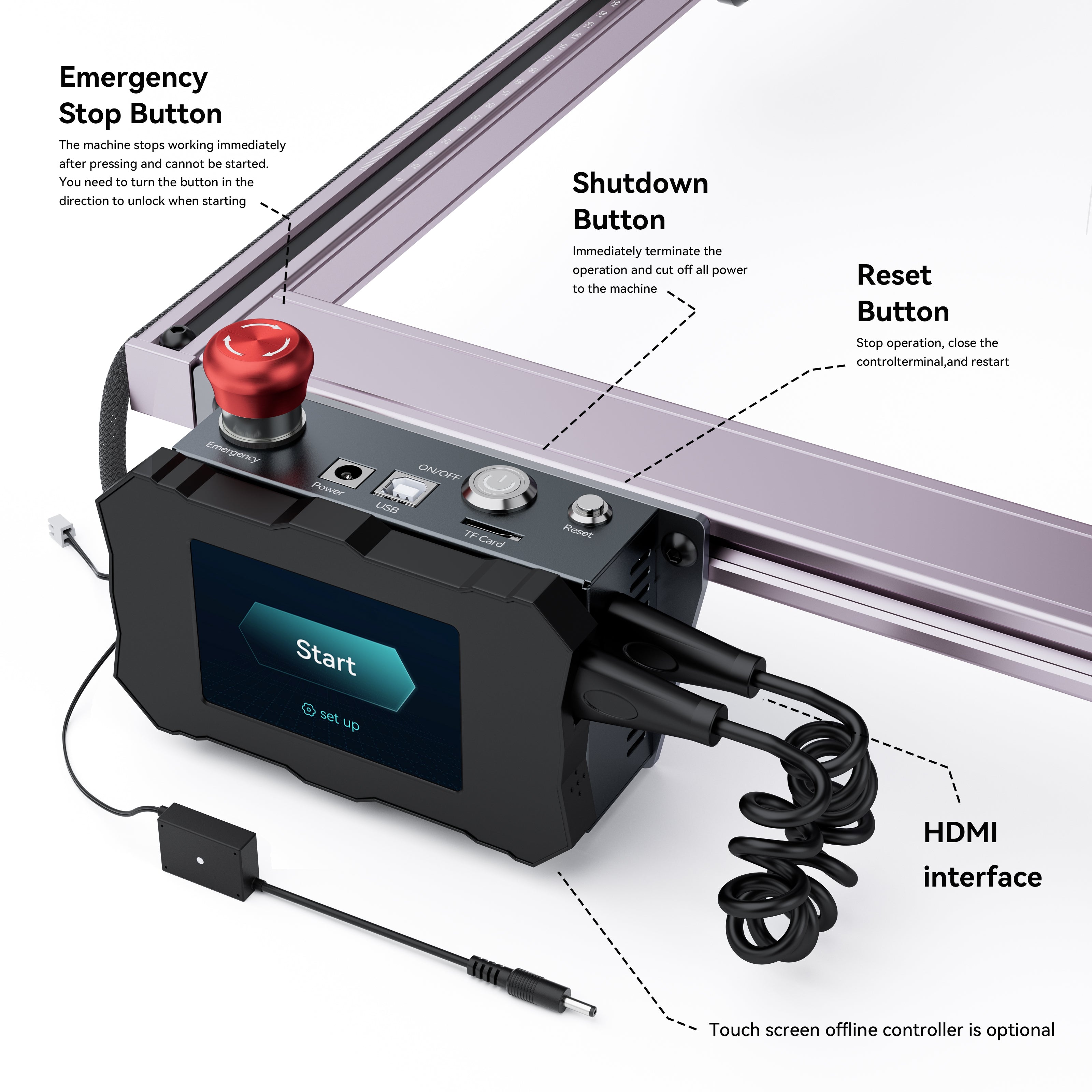 Atomstack AIC1 Auto Air Assist System for Laser Engraving Machine