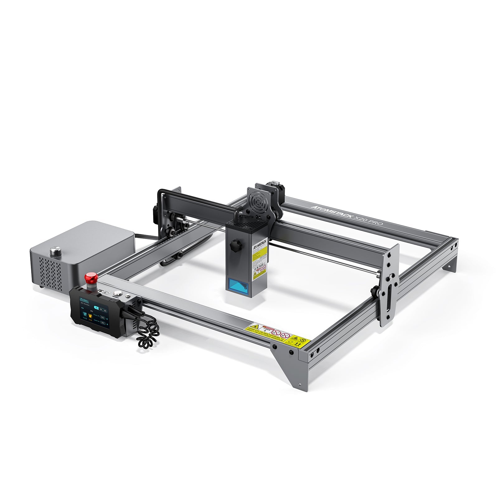 Atomstack X20 Pro 130W Quad-Laser Engraving Machine + R3 Pro Rotary Roller