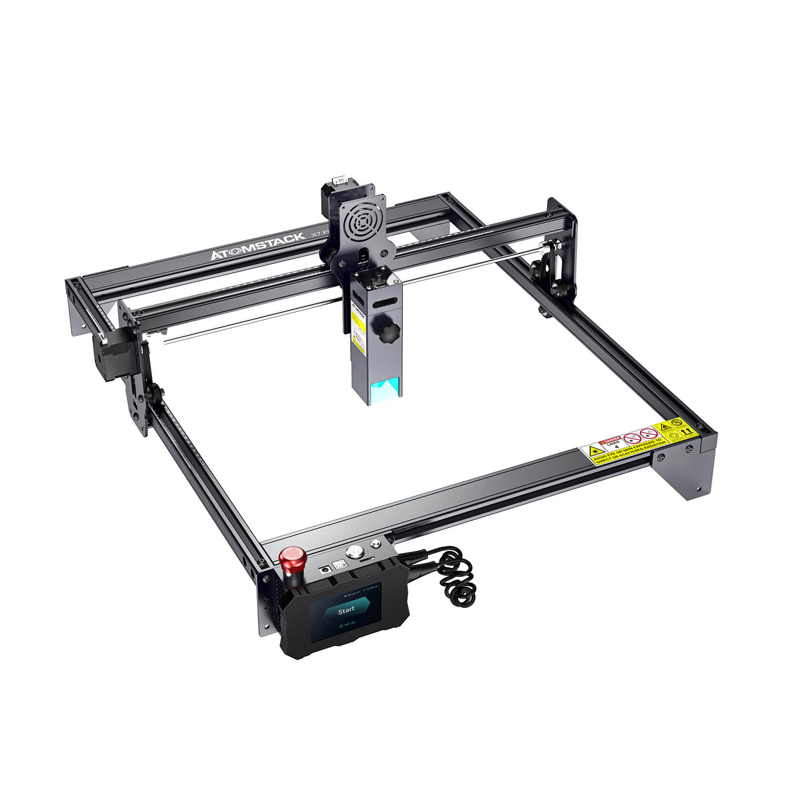 Atomstack X7 Pro 50W Cutter & Engraving Machine + R1 Multi-function Chuck Rotary