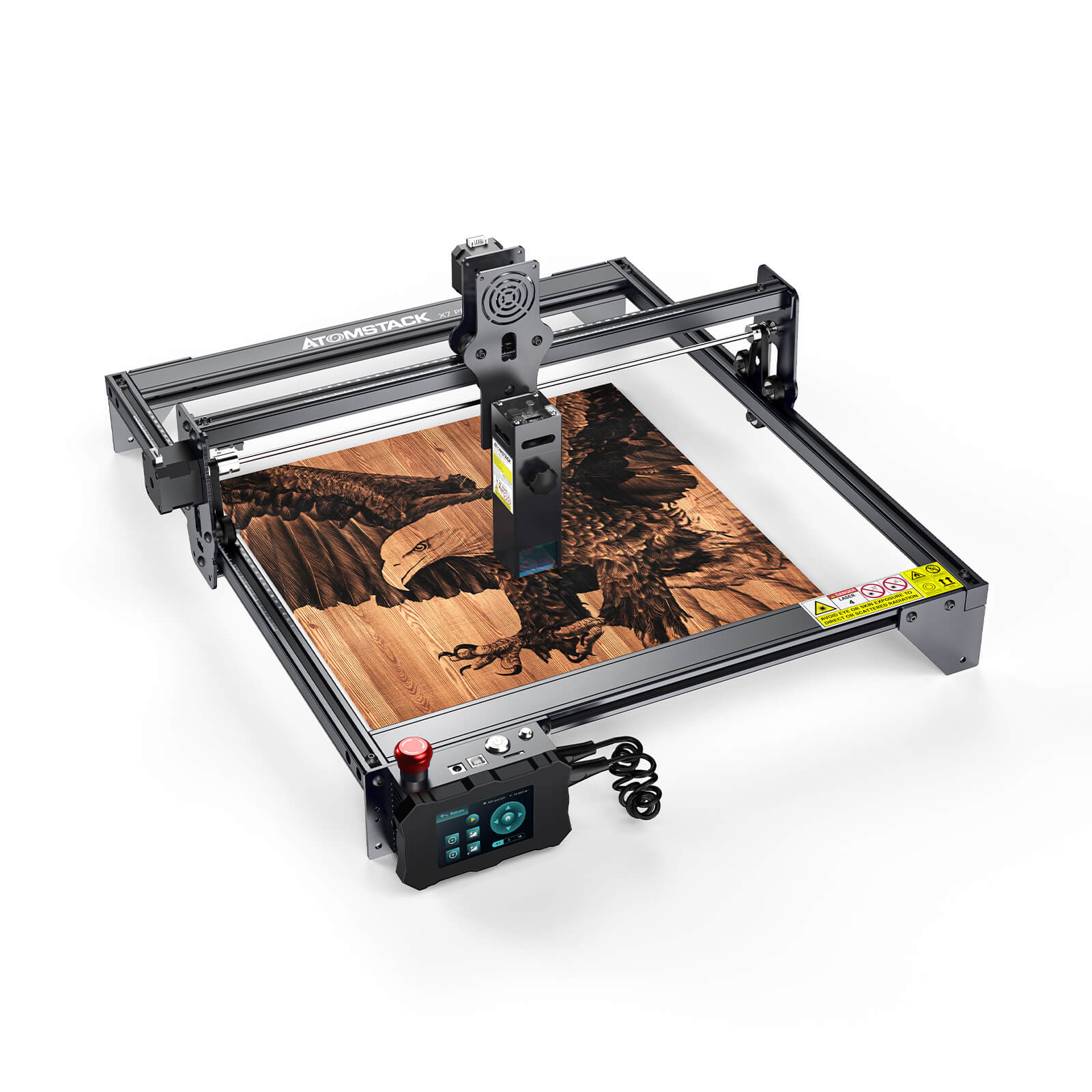 Atomstack X7 Pro 50W Cutter & Engraving Machine + R1 Multi-function Chuck Rotary