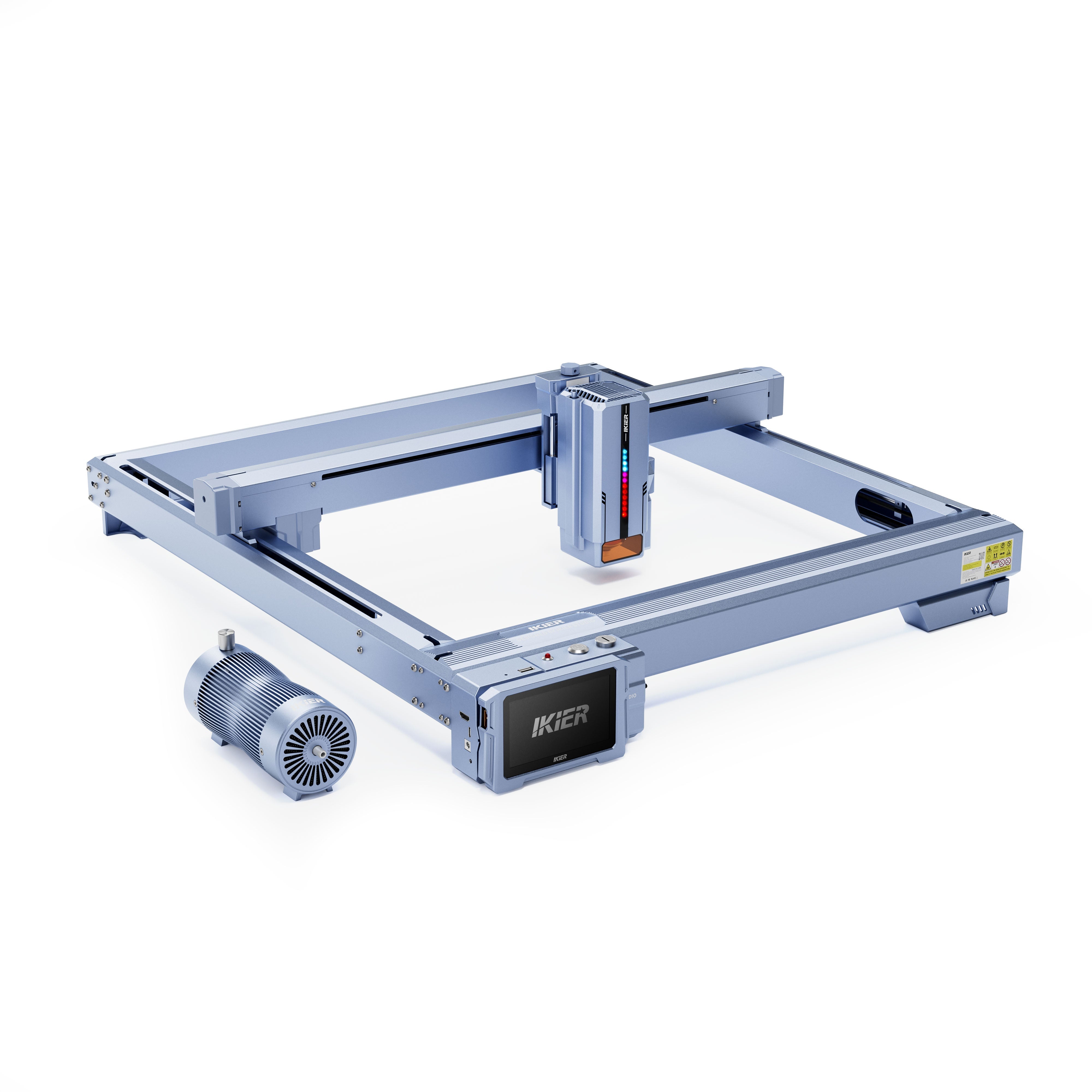 iKier K1 Ultra 36W Laser Engraving and Cutting Machine + K1 Extension Kit + Atomstack FB2 Plus Enclosure Foldable Cover