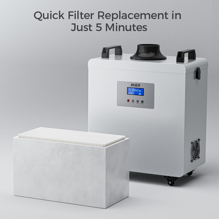 ikier d4 air purifier quick filter replacement