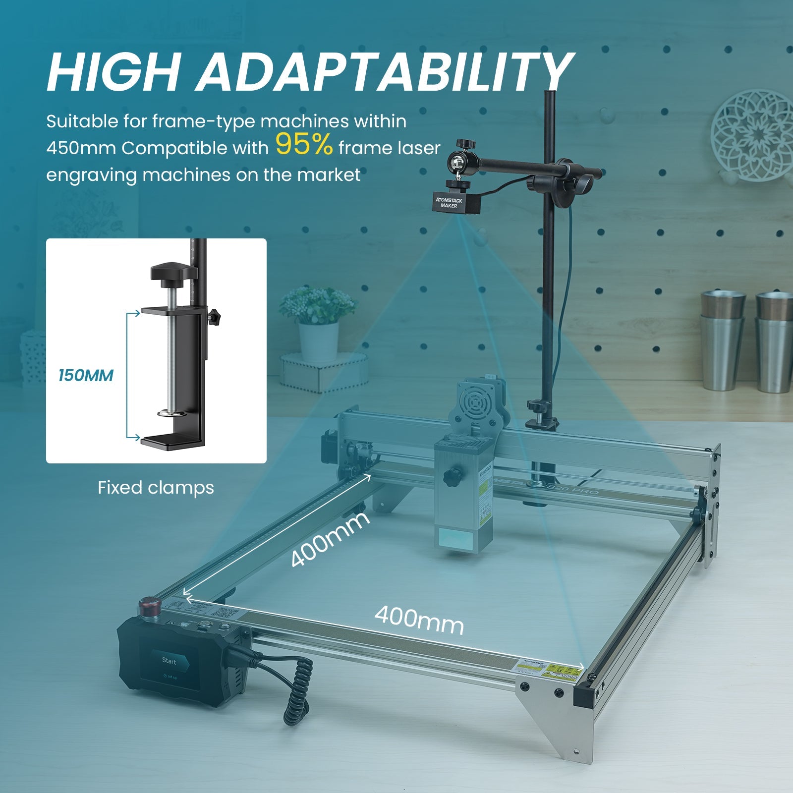 iKier C1 Lightburn Camera Precise Positioning For Laser Engraver