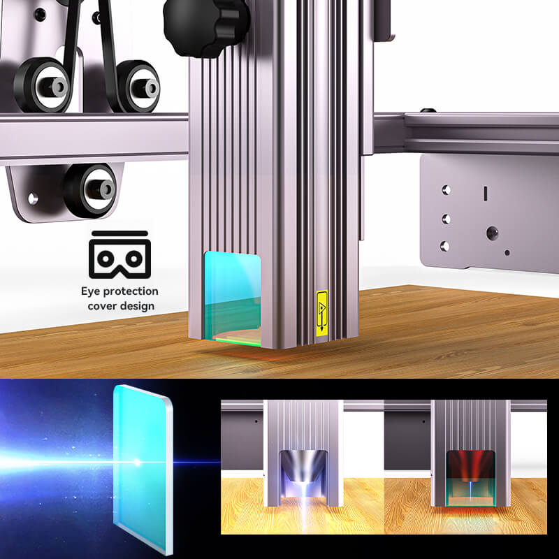 Upgraded Atomstack A5 PRO+ 40W Laser Engraving Machine
