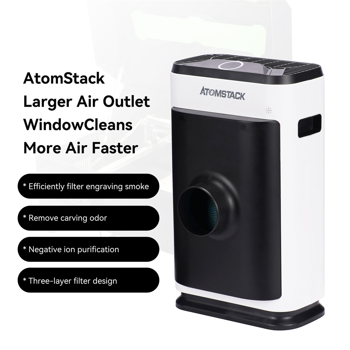 Atomstack Air Purifier Cleaner For Laser Engraving Machine