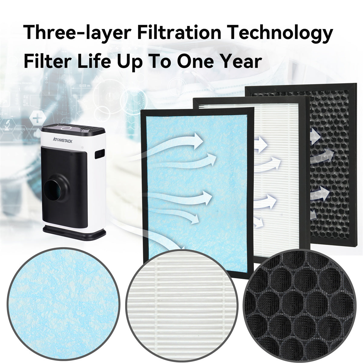 Atomstack Air Purifier Cleaner For Laser Engraving Machine
