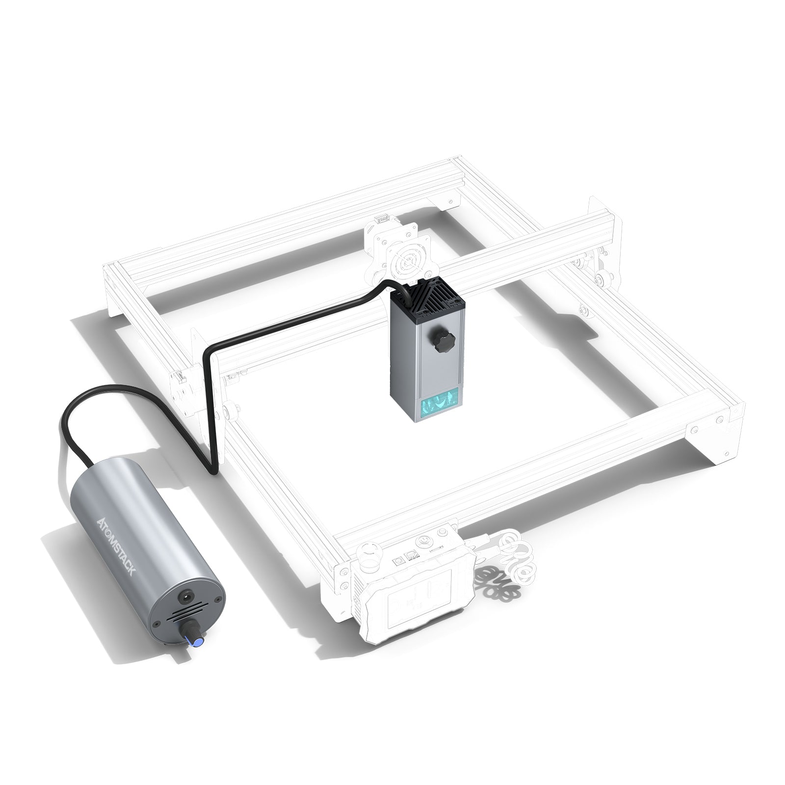 Atomstack M100 130W Quad Laser Module With Air Assist System