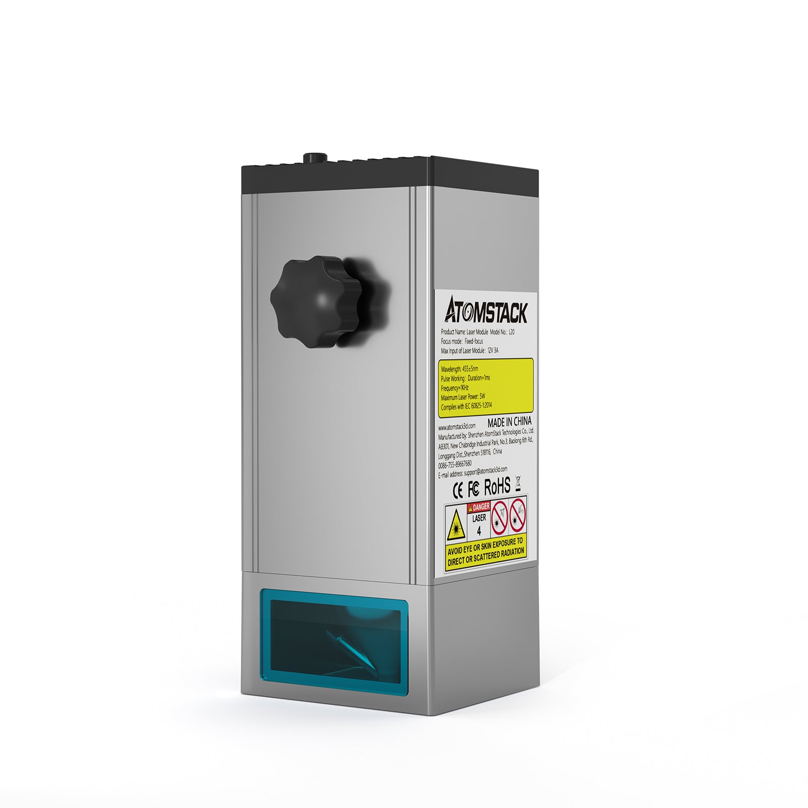Atomstack M100 130W Quad Laser Module With Air Assist System