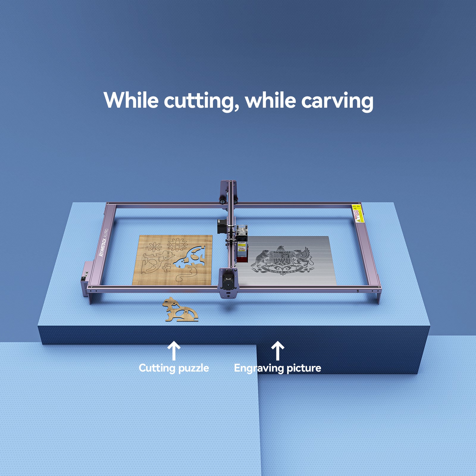 Extension kit for Atomstack A5 Pro A5 Pro+ Laser Engraving Machine 850*410mm Engraving Area
