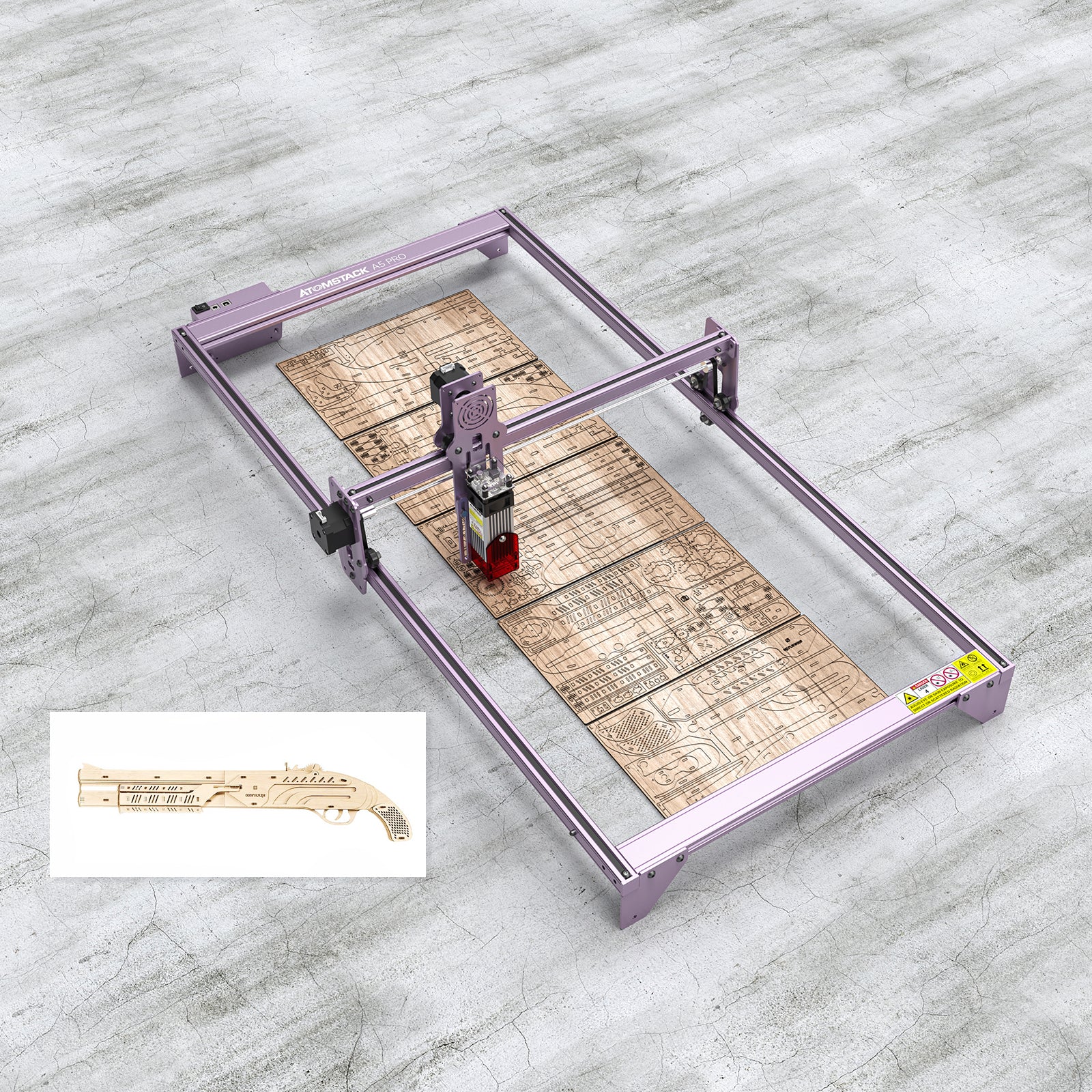 Extension kit for Atomstack A5 Pro A5 Pro+ Laser Engraving Machine 850*410mm Engraving Area