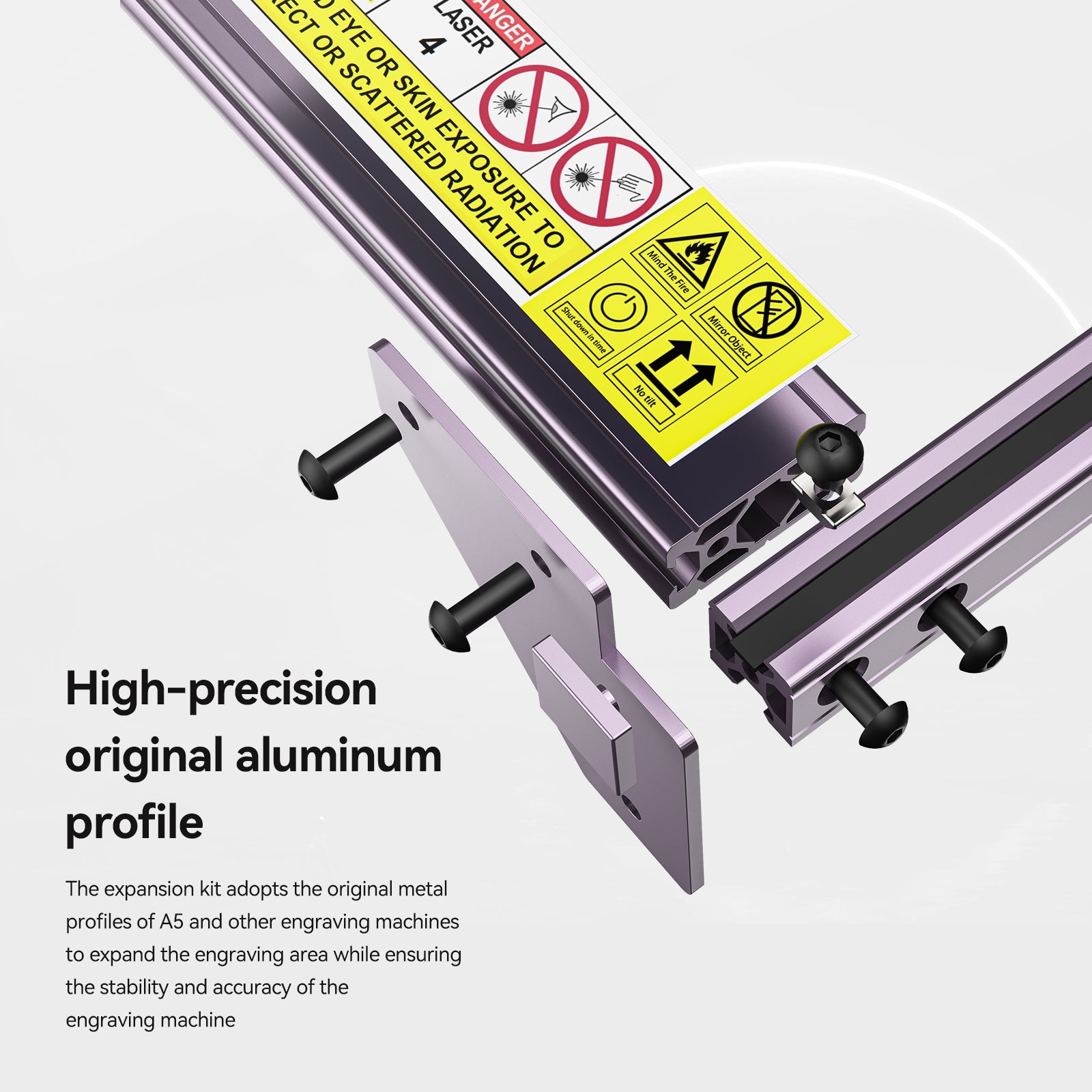 Extension kit for Atomstack A5 Pro A5 Pro+ Laser Engraving Machine 850*410mm Engraving Area