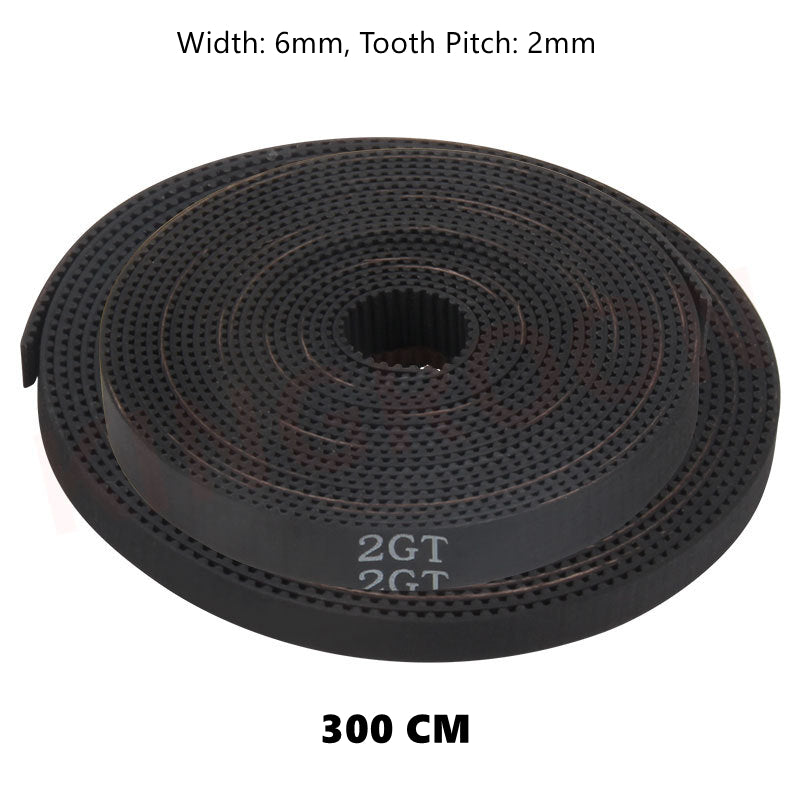 Upgrade GT2 Timing Belt 6mm Width Fit for Laser Engraving Machine