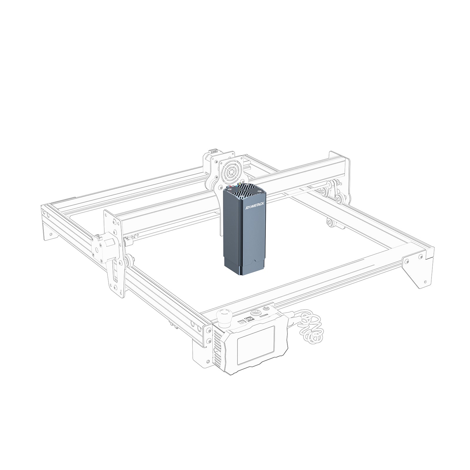 Atomstack R30 Infrared Laser Module 1064nm Laser For Engraving All Metals and Plastic