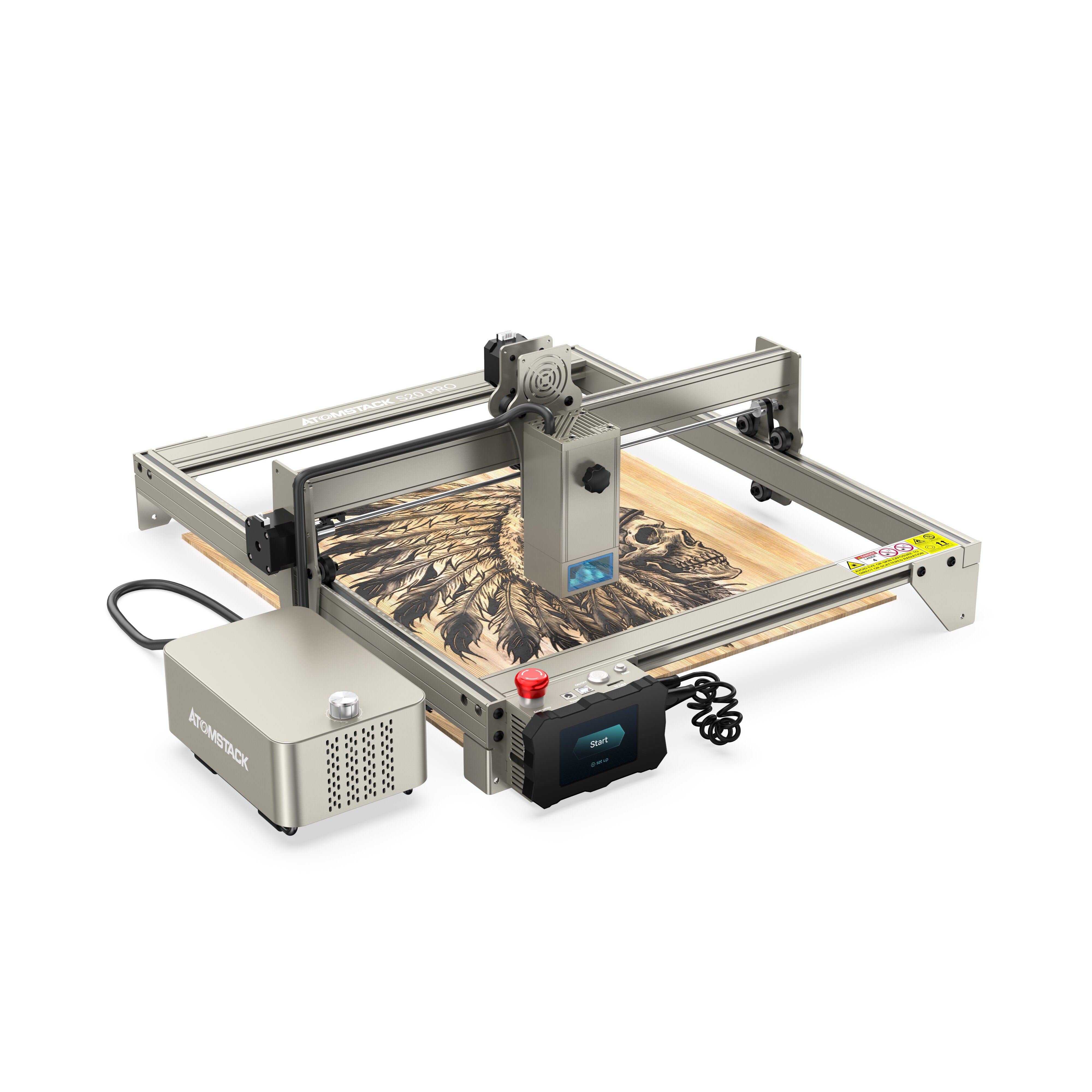 Atomstack S20 Pro 130W Quad-Laser Engraving and Cutting Machine